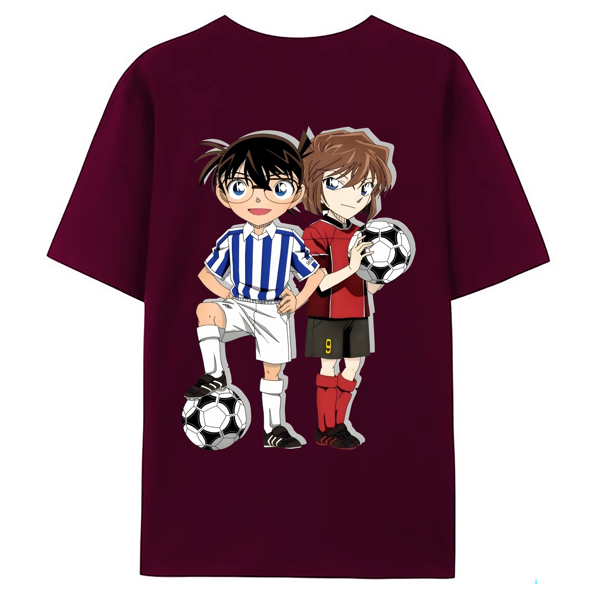 （画像用） 名探偵コナン 灰原 哀 はいばら あい Detective Conan Anita Hailey、Vi Graythorn Haibara Ai レディース半袖Tシャツ(バックプリント)